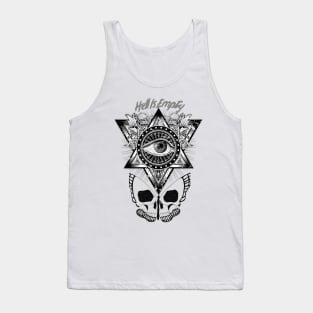 Iluminati Skull Tank Top